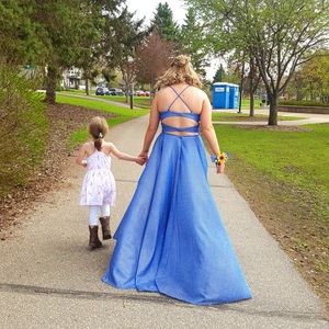 Beautiful Sapphire Prom Dress